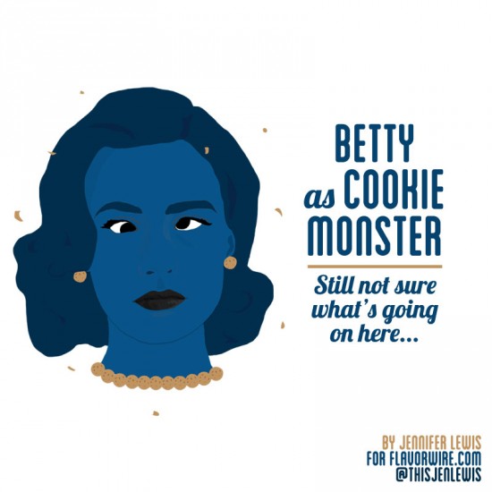 Betty Francis as Cookie Monster