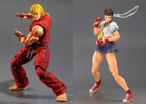 Play Arts Kai Street Fighter IV Ken & Sakura image
