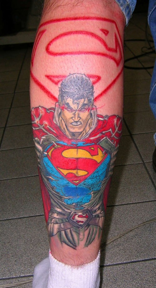 15 Brilliant Superman Tattoos