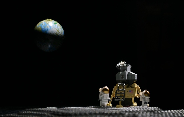 Lego moon landing