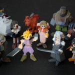 Final Fantasy 7 3D printer polygon figures by Joaquin Baldwin image 1