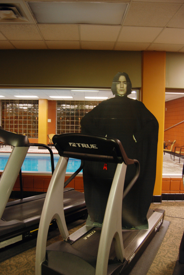Severus Snape Working Out