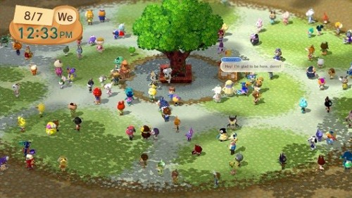 Wii U Animal Crossing Plaza image