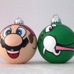 Mario Yoshi ornaments by GingerPots