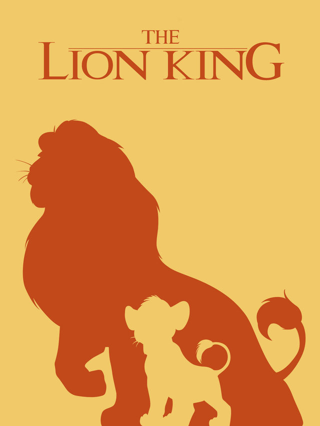 Minimalist Lion King