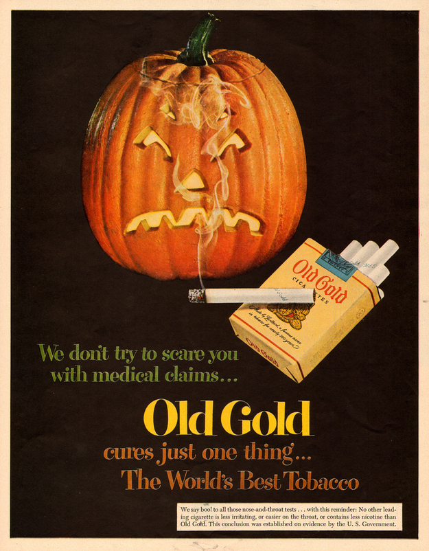 Old Gold Halloween Ad