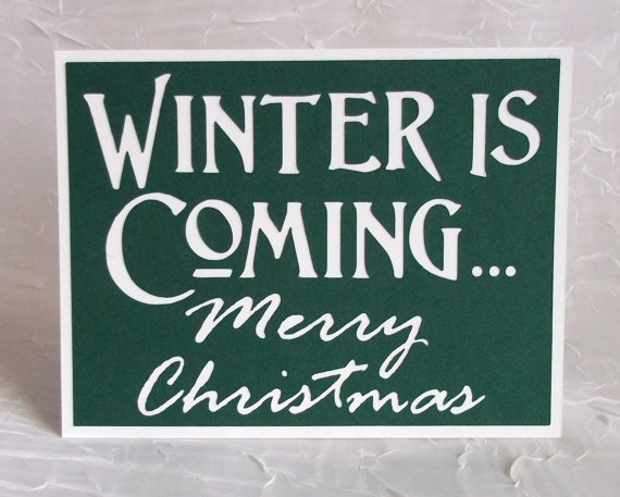 Game of Thrones ‘Winter is Coming’ Christmas Card