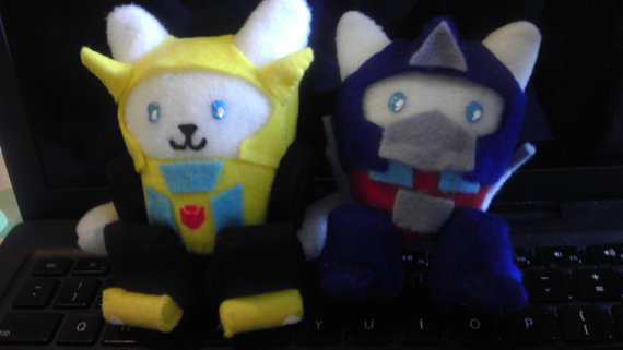 Purr-Formers Transformers Cat Plushies 2