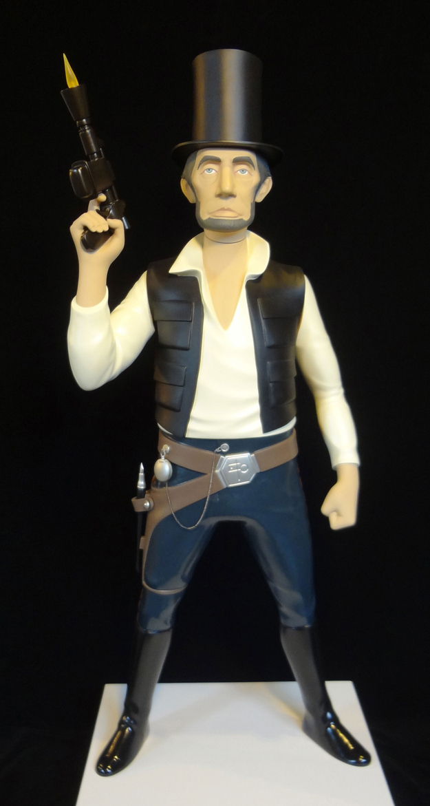 Abraham Lincoln as Han Solo