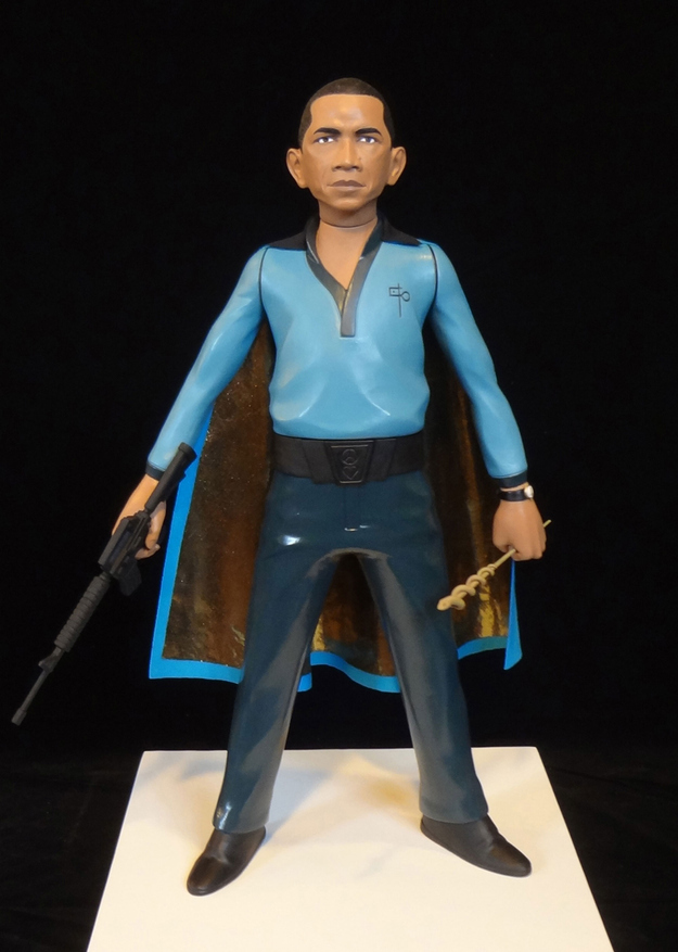 Barack Obama as Lando Calrissian