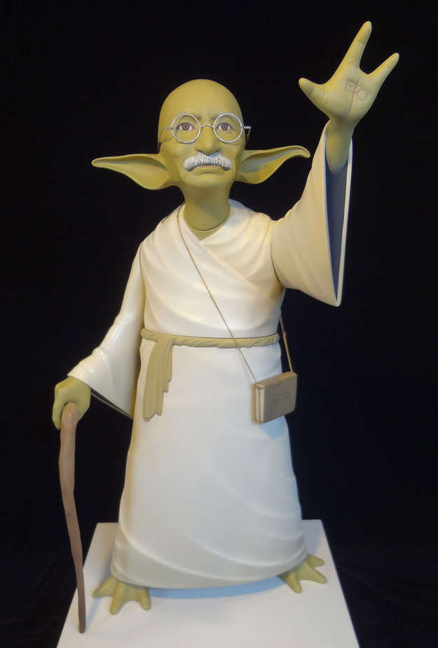 Ghandi as Yoda