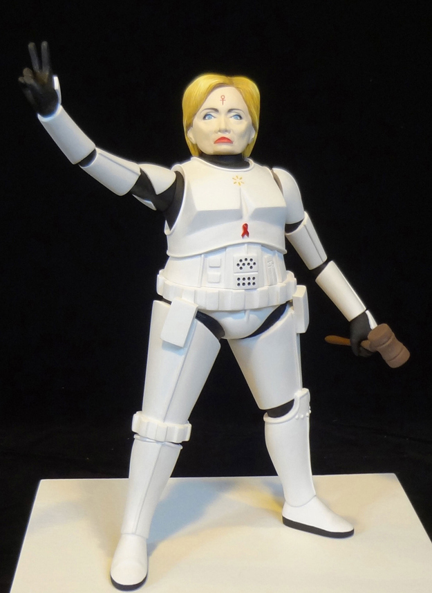Hillary Clinton as a Stormtrooper