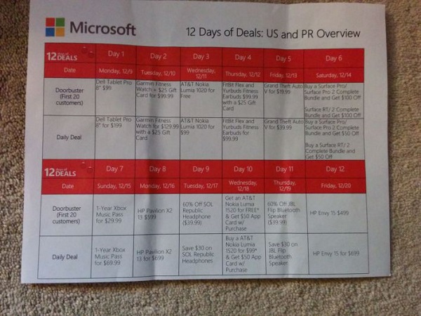 Microsoft 12 Days of Deals image