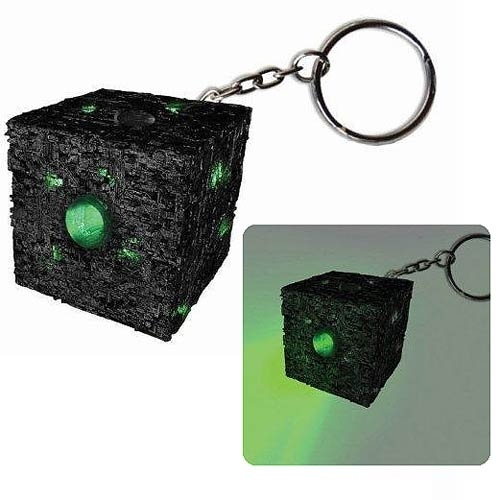 Borg Cube Keychain
