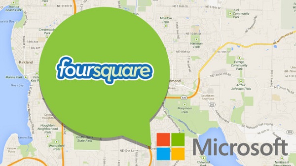 Microsoft Foursquare Cortana
