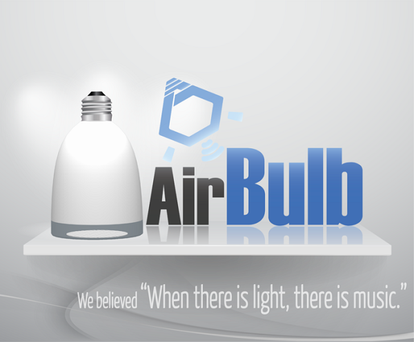 AirBulb Smart LED Bulb with Wireless Speaker