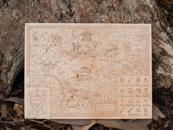Legend of Zelda Map Woodlands by Neutral Ground and Alex Griendling image 1