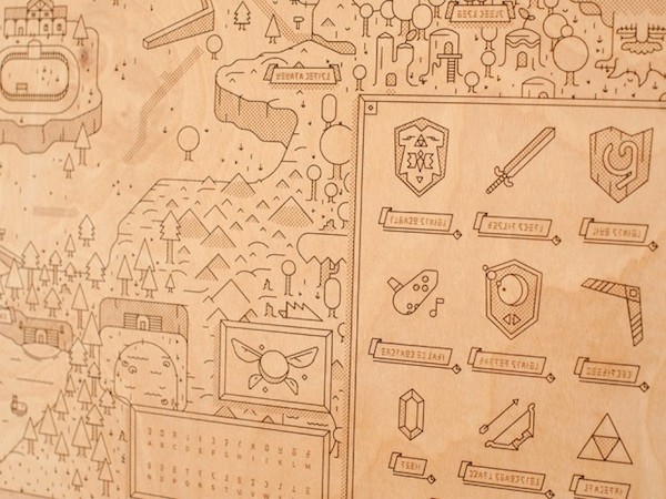 Legend of Zelda Map Woodlands by Neutral Ground and Alex Griendling image 4