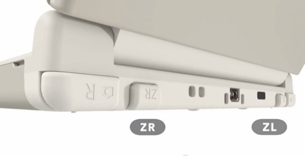 New Nintendo 3DS ZL ZR buttons image
