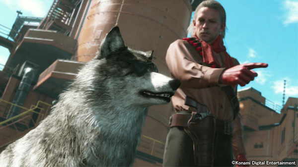 Metal Gear Solid V wolf dog image