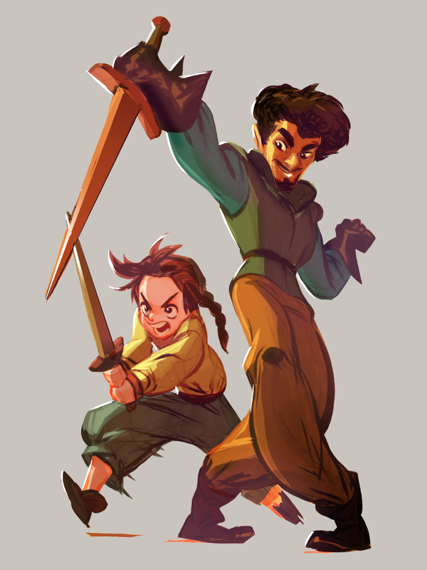 Syrio & Arya