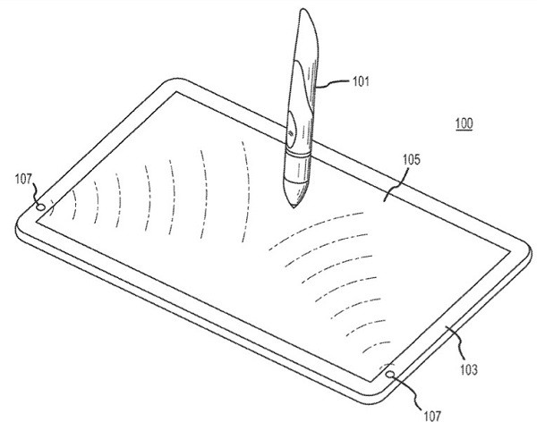 Apple iPad Stylus patent