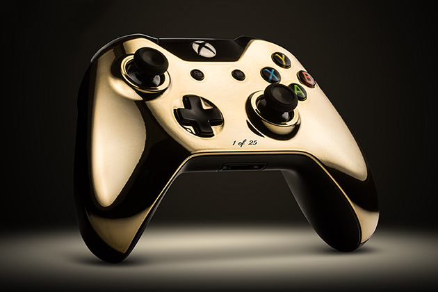 Gold Xbox One controller 1
