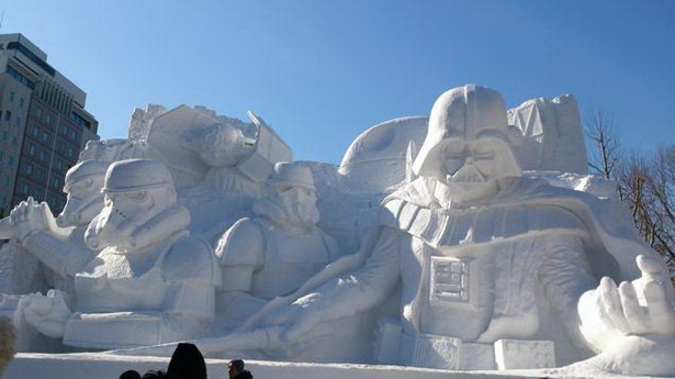Star Wars Snow Sculpture 1