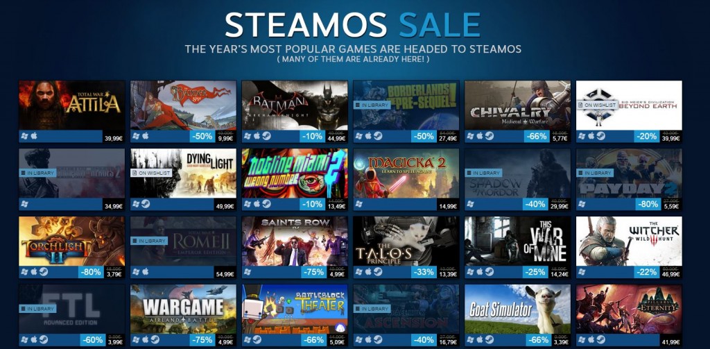 Steam OS Sale