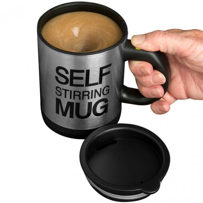 Gadgets for men self-stirring mug 1
