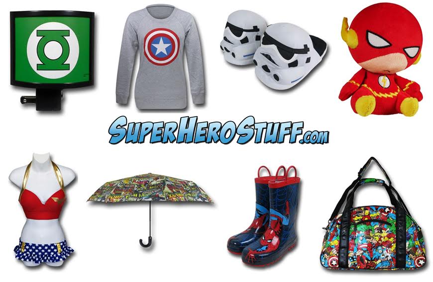 Superhero stuff holiday shopping