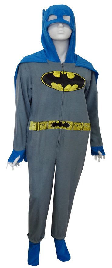 Batman Grey Union Suit Pajamas