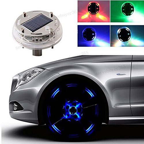 Geeky Car Accesories 12 LED Solar Tire