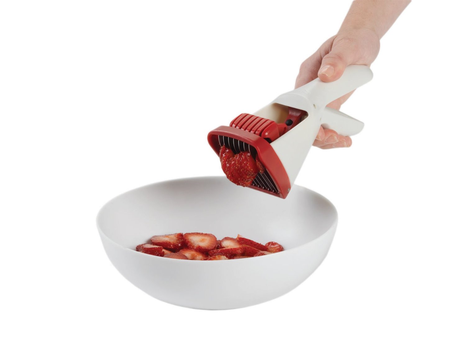 Strawberry Slicester Hand-Held Strawberry Slicer kitchen gadget