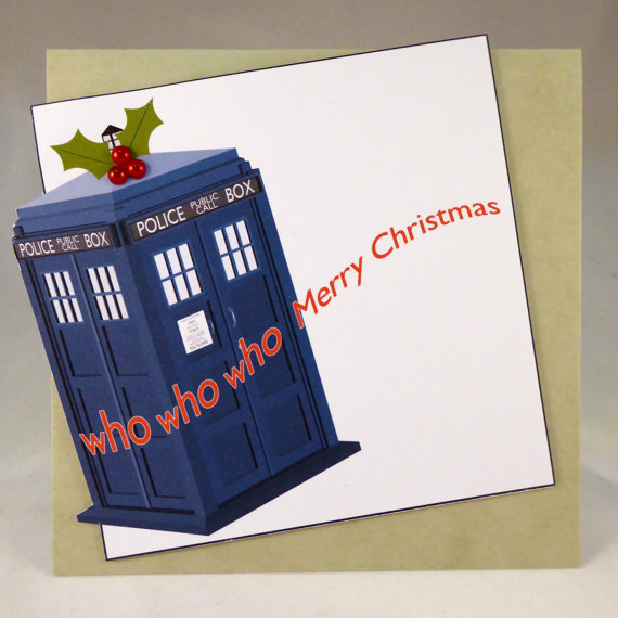 Dr. Who Christmas Card