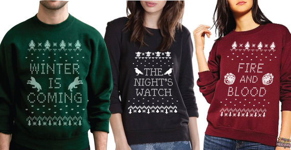Game of Thrones Ugly Holiday Sweaters
