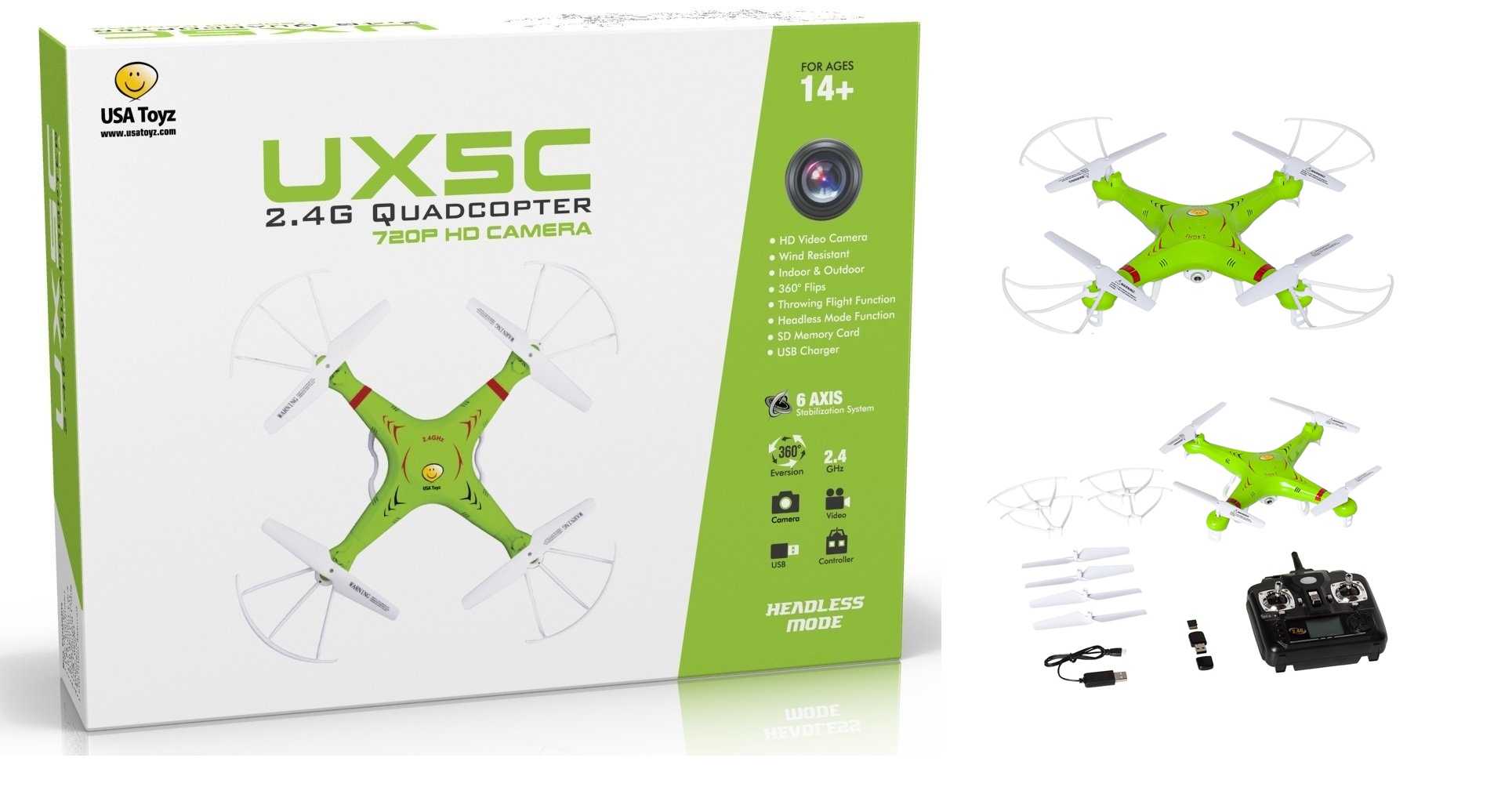 Quadcopterm mini drone