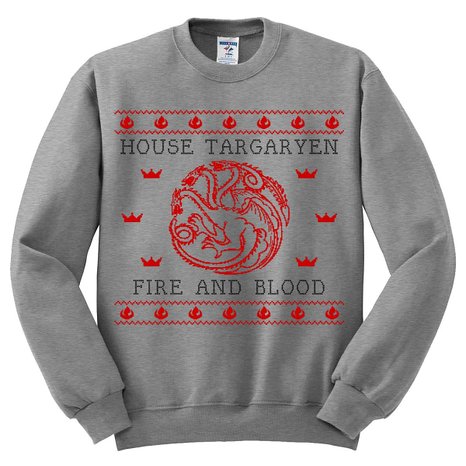 Ugly Christmas Sweater House Targaryen