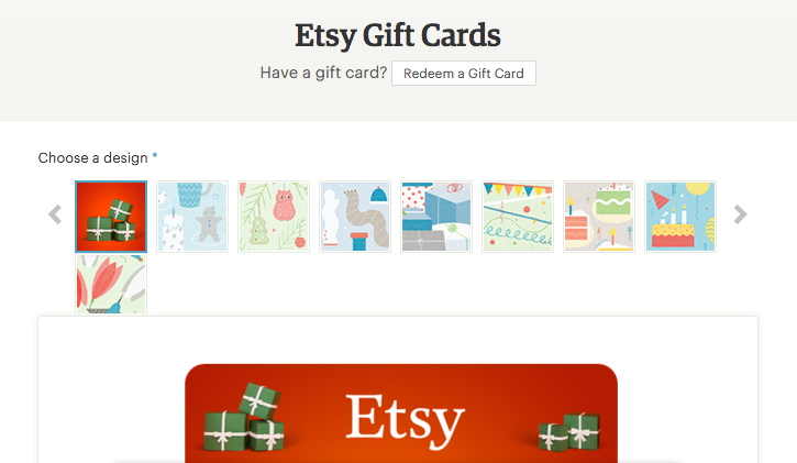 best Etsy Gift Cards