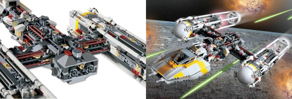 star wars lego sets LEGO Star Wars Set #10134 YWing Attack Starfighter