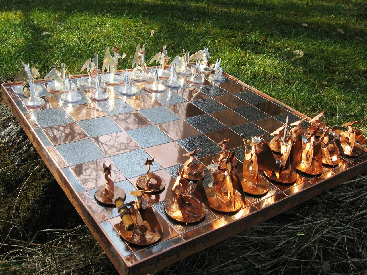cool Chess Set of Dragons