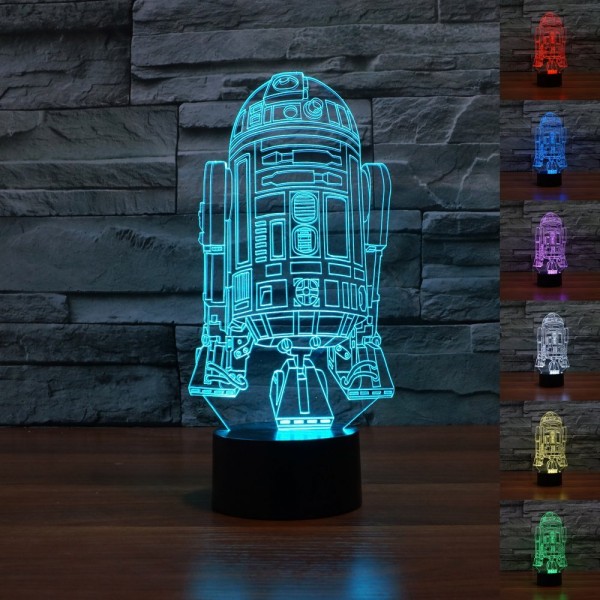 Star Wars R2-D2 3D lamp