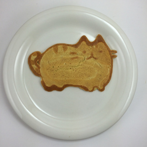 geeky pancake Pusheen the cat