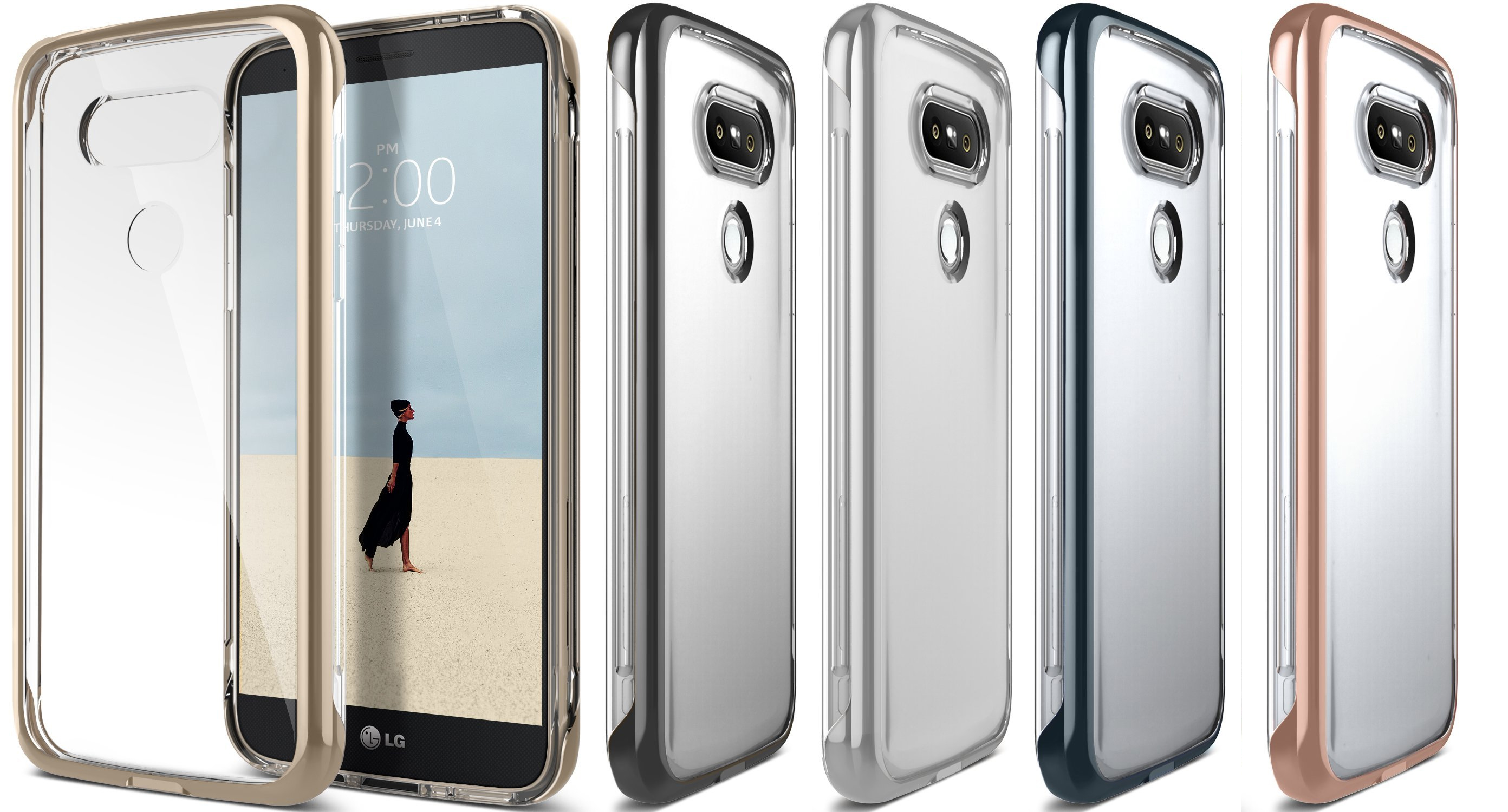 2016 LG G5 Case Scratch-Resistant Clear back Cover