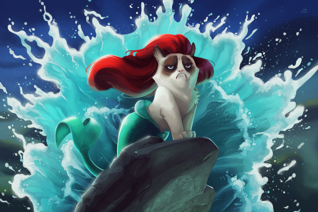 If Grumpy Cat Was The Star in Disney Movies 6