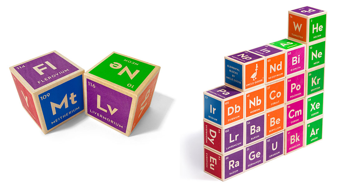 Periodic Table Building Blocks For Geeky Babies