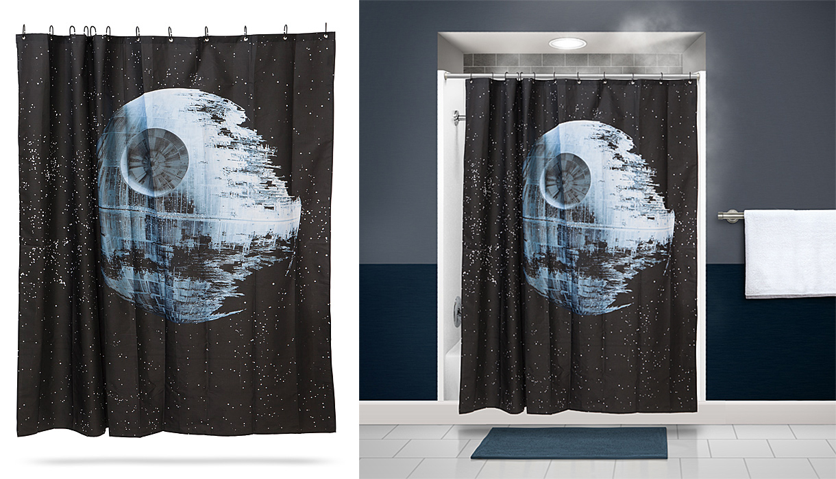 Star Wars Death Star Shower Curtain