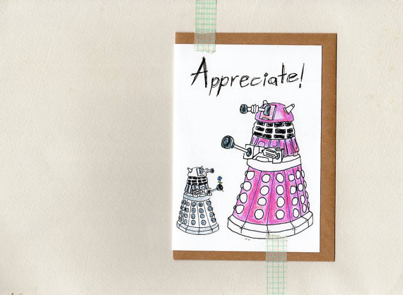 dr who funny mothers day card geek