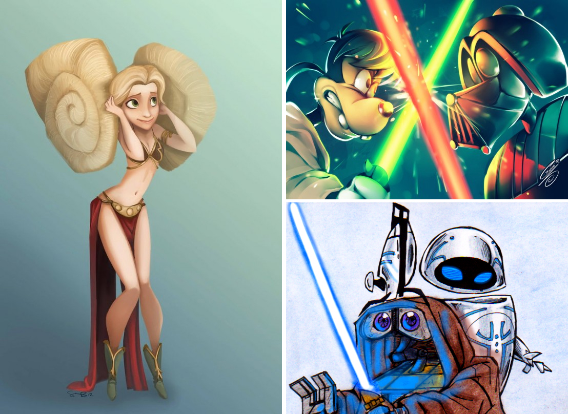 14 Inevitable Disney – Star Wars Mashups