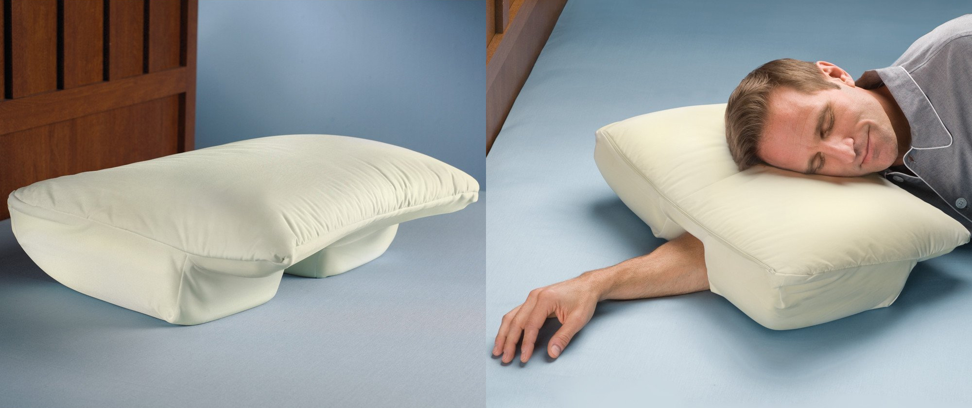 Side Sleepers pillow arm space funny nap gadget